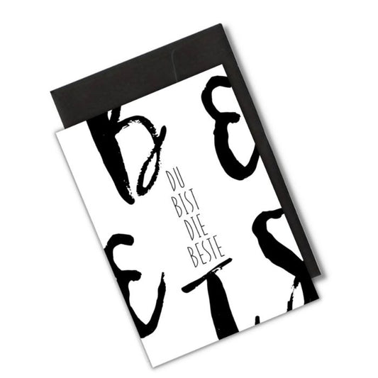 Grusskarte - Du bist die Beste