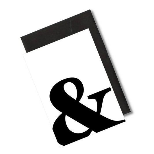 Grusskarte Ampersand