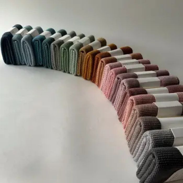 Hochwertiges gestricktes Küchentuch Aqua Sea von Aspegren, perfekt für nachhaltige Küchen