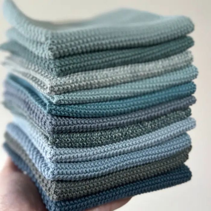 Spültücher im skandinavischen Stil – 2er-Set Aqua von Aspegren