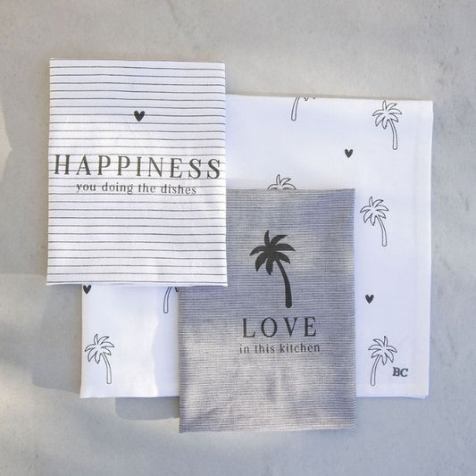 Bastion Collections Küchentücher Happiness you doing the dishes in der etailansicht