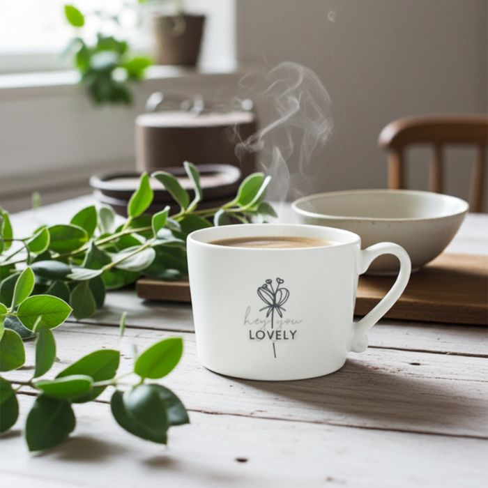 Bastion Collections - Tasse Hey you lovely aus Steinzeug in Ambiente Stimmung