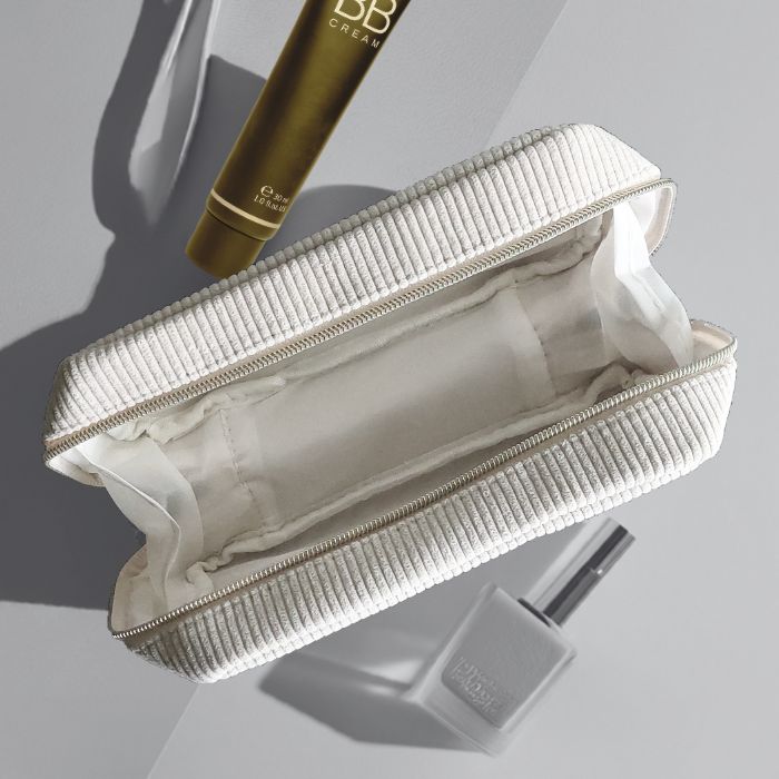 Cord Kosmetik Utensilien Tasche - Creme
