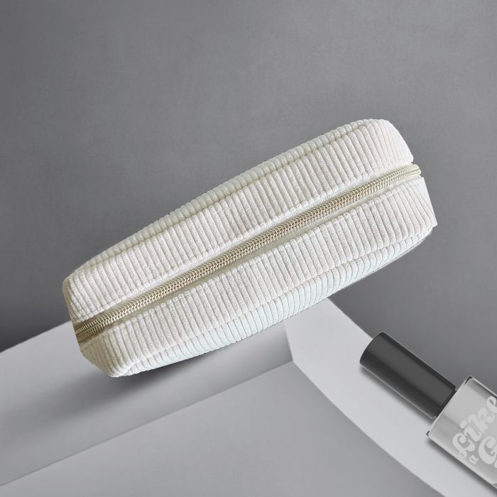 Cord Kosmetik Utensilien Tasche - Creme
