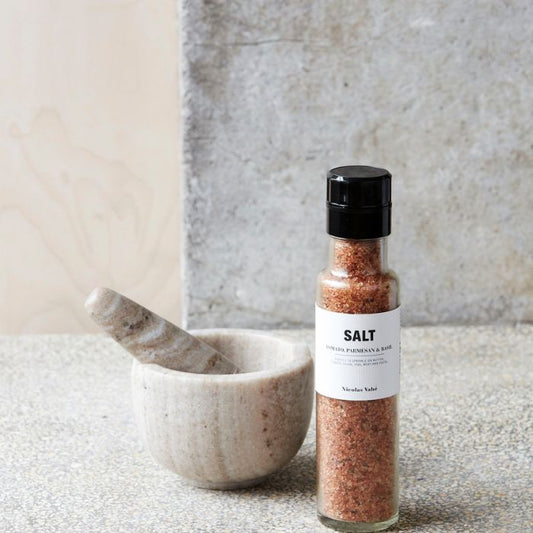 Feines Meersalz mit Parmesan und Basilikum von Nicolas Vahé