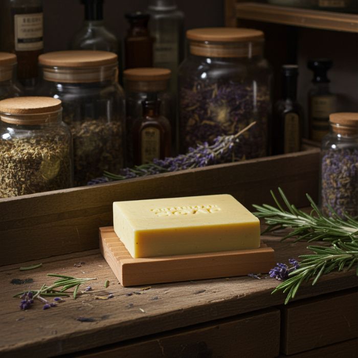 Handgemachte Aromaseife von Greenman – vegan & erfrischend - Badezimmer Ambiente