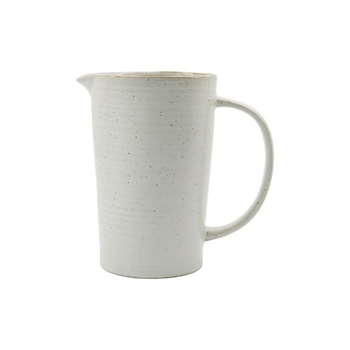 Grosse Kanne Pion von House Doctor in grau-weisser Glasur, 1.5 l