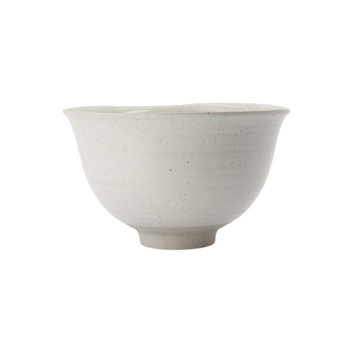 Große Schale Pion von House Doctor mit 19.5 cm Durchmesser in Grau-Weiß