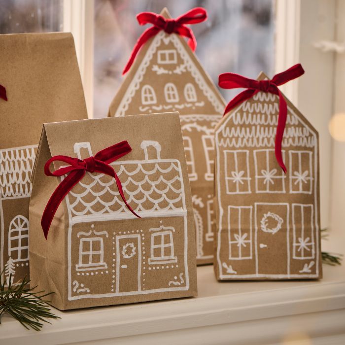 IB Laursen Geschenktüte aus recyceltem Papier mit Bodenfalte 18 × 28,5 cm