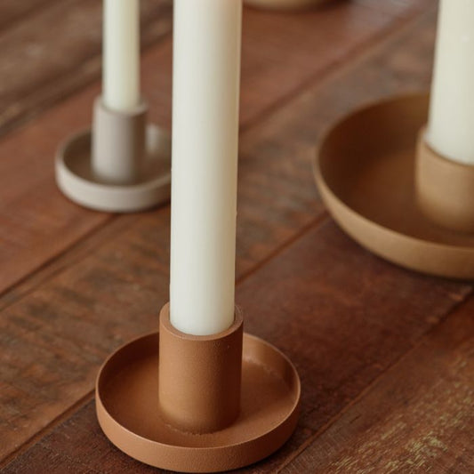 IB Laursen Kerzenhalter ziegelfarben für 2,2 cm Kerzen