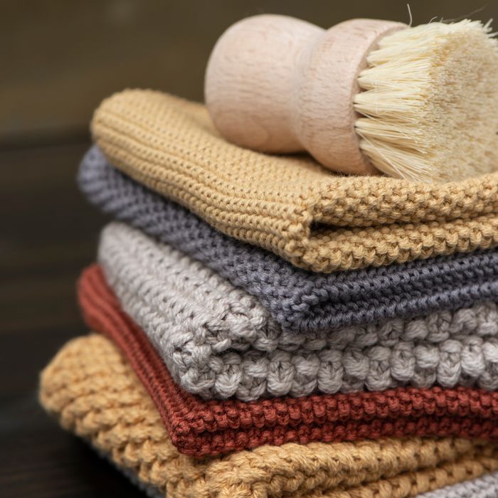 IB Laursen Mynte gestrickte Küchentextilien