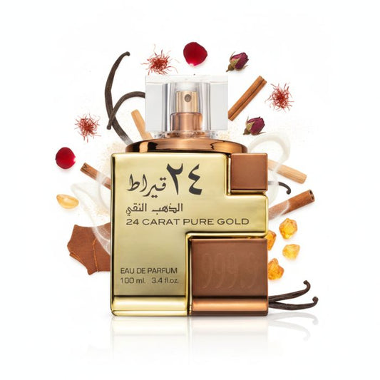 Lattafa 24 Carat Pure Gold Eau de Parfum mit orientalischem Duft
