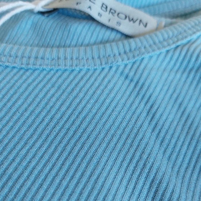Mekea Damentanktop Hellblau Stretch Basic One Size - Nahaufnahme