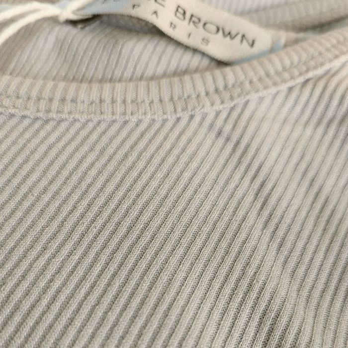 Mekea Damentanktop Beige Stretch Basic figurbetont One Size - Detail Ansicht