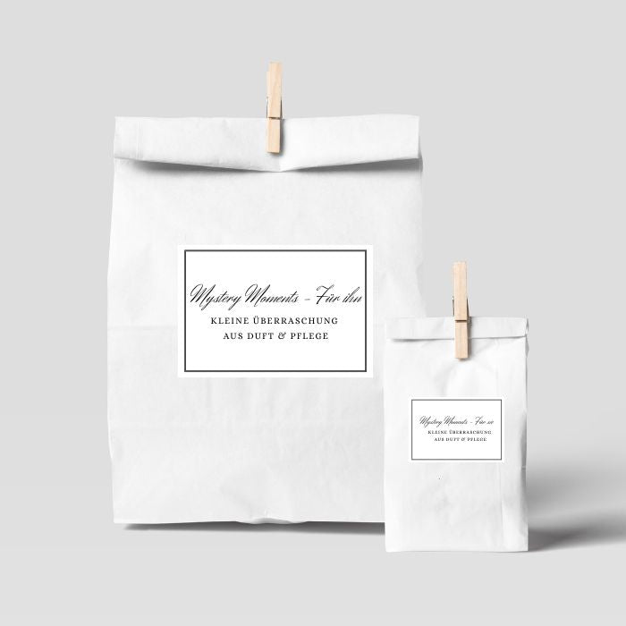 Mekea Mystery Moments – Für ihn, individuell befüllte Geschenk-Tüte aus Duft & Pflegeprodukten