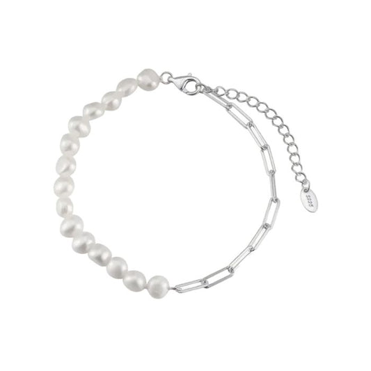 Perlen Armband Messina - 925er Sterling Silber mit Perlen