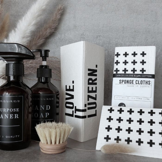 Schwammtuch Love it Luzern im 2er Set – nachhaltig, vegan & waschbar