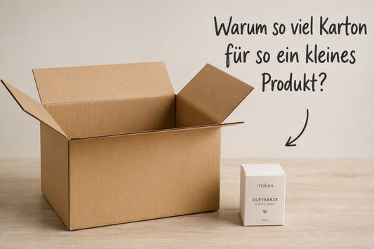 Warum kommt mein kleines Produkt eigentlich in einem riesigen Karton?