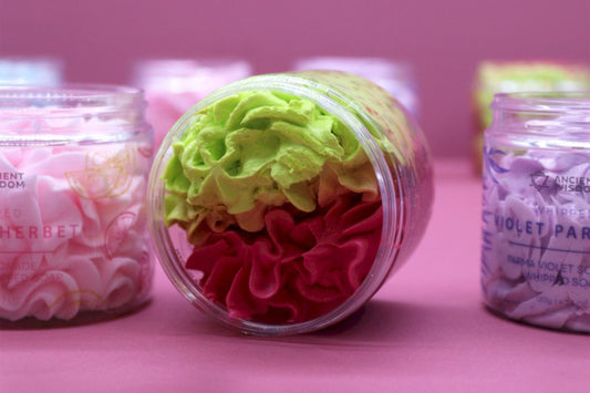 Whipped Soap in braunem Kraftkarton – Versand nur in den kühleren Monaten