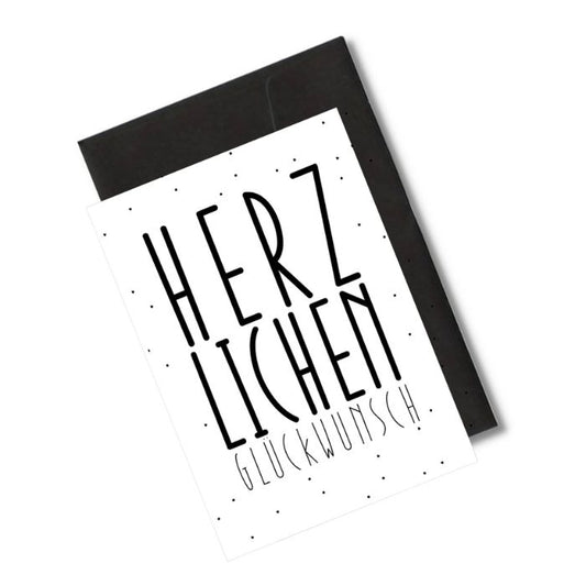 Grusskarte Herzlichen Glueckwunsch
