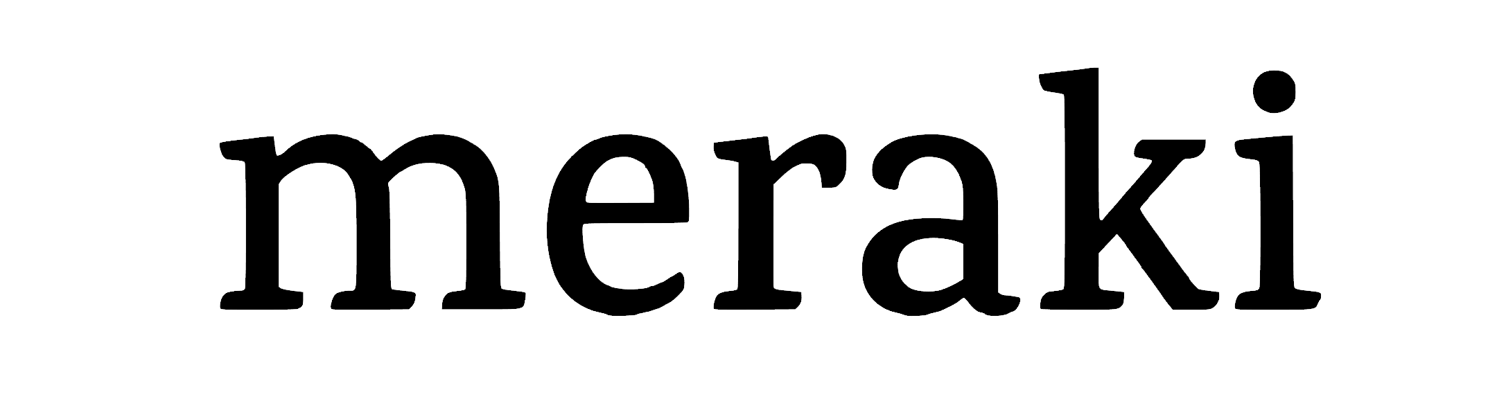 Schriftzug der Marke Meraki