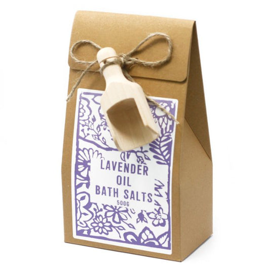 Agnes & Cat Badesalz Lavendel-Himalaya 500 g – beruhigendes Salzbad mit ätherischem Lavendelöl