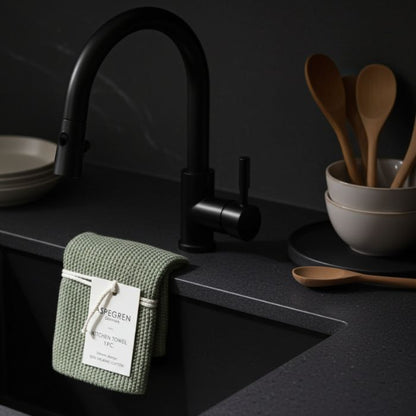 Aspegren Denmark Küchentuch Gestrickt Mint aus 100% Bio-Baumwolle, langlebig und plastikfrei