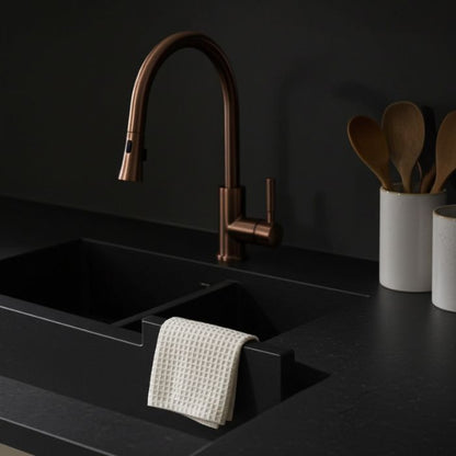 Aspegren Spültücher Nord Birke 2er-Set Bio-Baumwolle Waffel-Design in Küchenszene