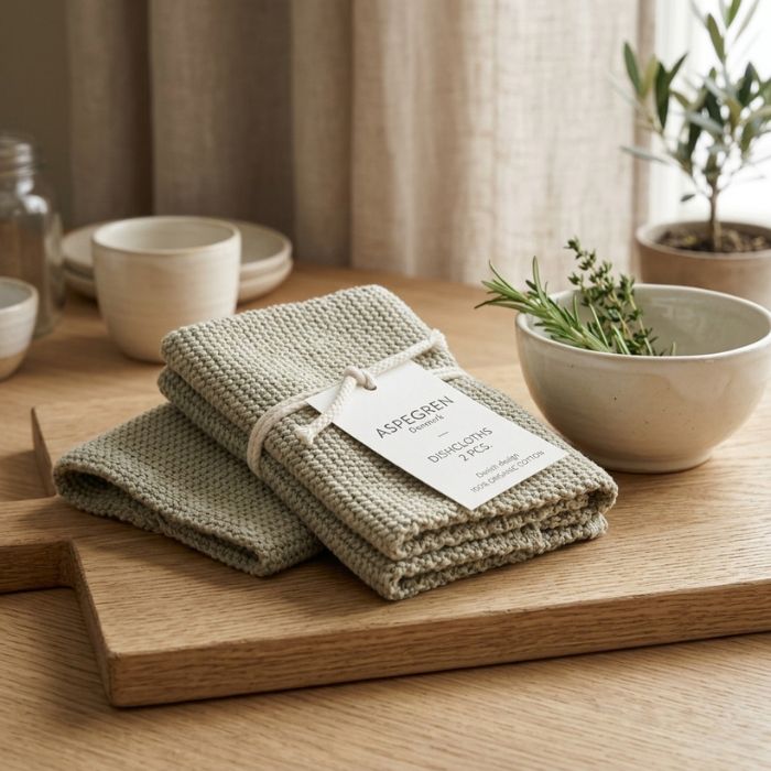 Aspegren Denmark - Spültuch Pampas 2er-Set aus Bio-Baumwolle - Mekea Buchrain
