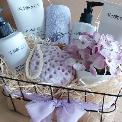 Aurodhea Verwöhnset mit Eselsmilch für sanfte Körperpflege