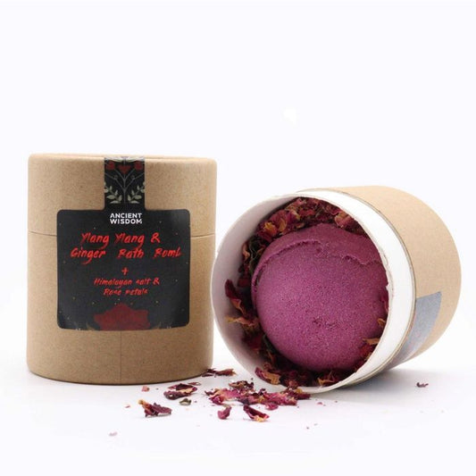 Aromatherapie Badeset – Amors Selbstfürsorge mit Badebombe & Himalaya-Salz