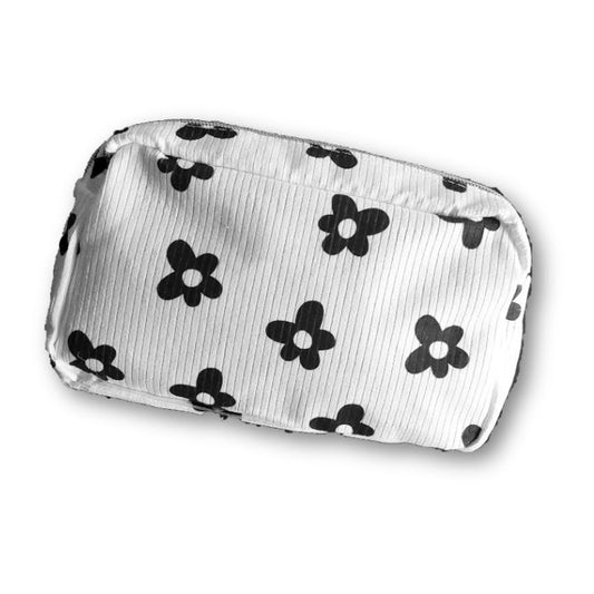 Cord Kosmetik Tasche – Blumenmuster