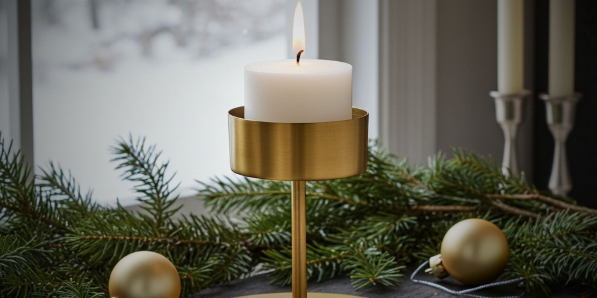 House Doctor Kerzenleuchter in weihnachticher Stimmung bei Mekea Buchrain