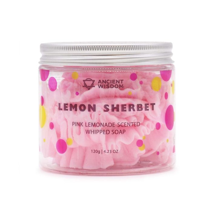 Whipped Soap Pink Lemonade - feste Duschseife im Glas, 120 g