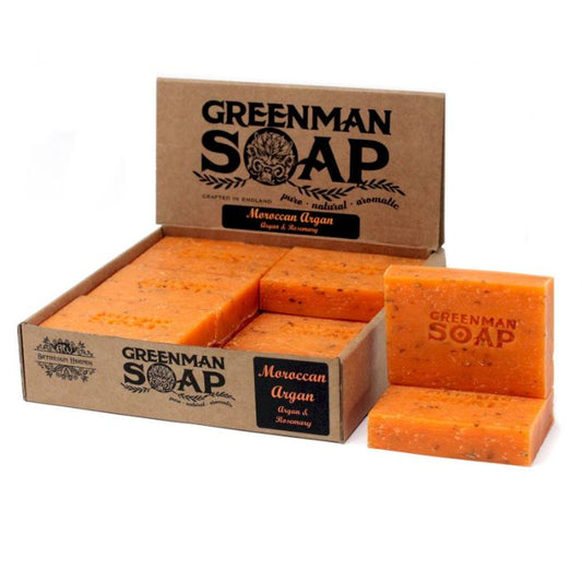  Greenman Seife – Goldener Argan & Rosmarin, 100 g Naturseife