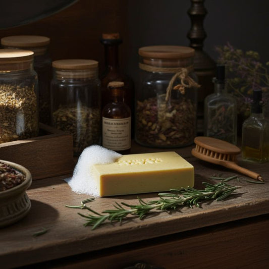 Handgemachte Aromaseife von Greenman – vegan & erfrischend - Badezimmer Ambiente