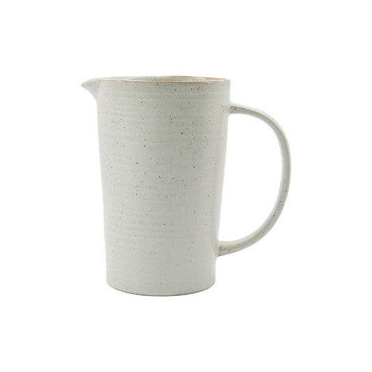 Grosse Kanne Pion von House Doctor in grau-weisser Glasur, 1.5 l