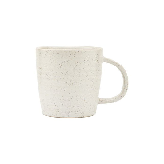 Tasse Pion von House Doctor in grau-weisser Glasur, 38 cl