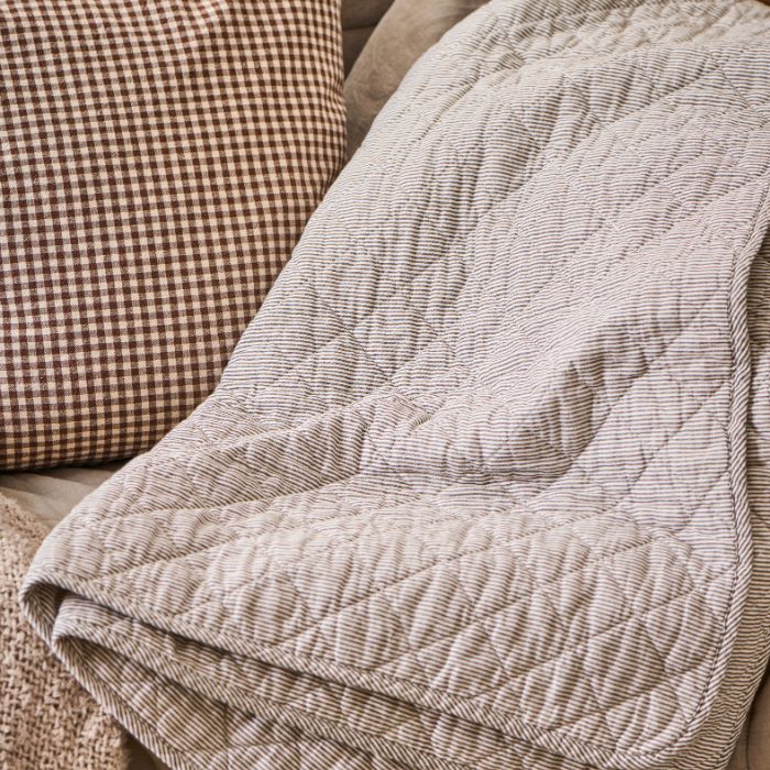 IB Laursen gestreifte Decke für Sofa oder Bett