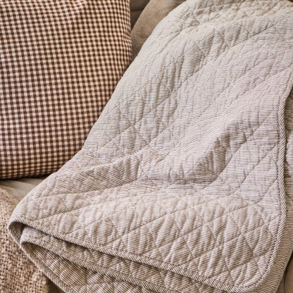 IB Laursen gestreifte Decke für Sofa oder Bett