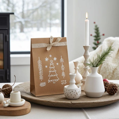 IB Laursen Buntfalttüte aus Kraftpapier 18 × 28,5 × 8,5 cm naturfarben bei Mekea