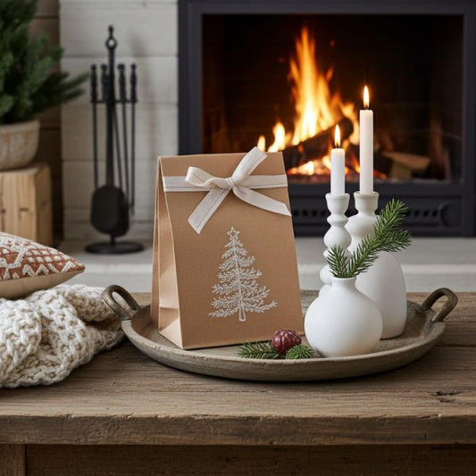 IB Laursen Buntfalttüte Kraftpapier 10er Set B 12 × H 30,5 × T 7 cm bei Mekea