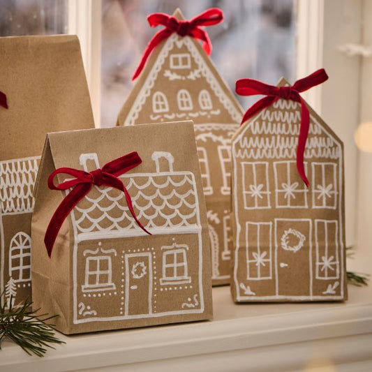 IB Laursen Geschenktüte aus recyceltem Papier mit Bodenfalte 18 × 28,5 cm