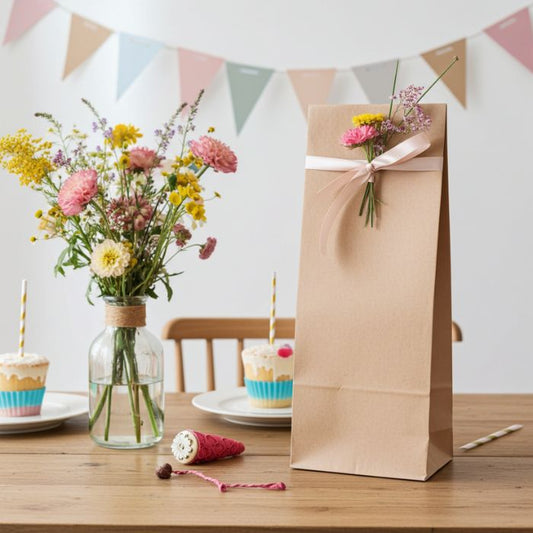 IB Laursen Geschenk Buntfalttüte Kraftpapier B 12 × H 30,5 × T 7 cm bei Mekea