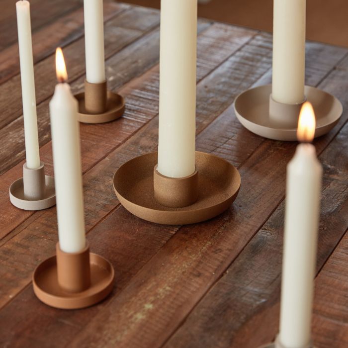 IB Laursen Kerzenhalter ziegelfarben nordisches Design