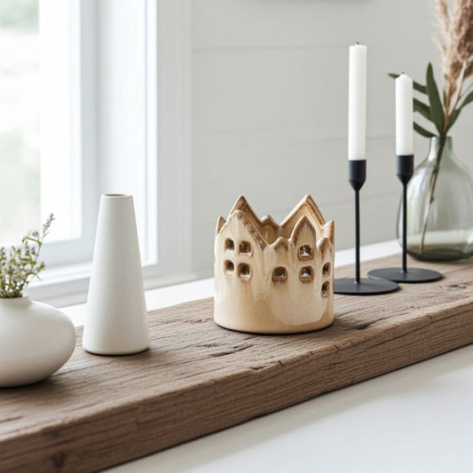 IB Laursen Kerzenhalter Haus für Teelicht im nordischen Design für gemütliche Stunden das ganze Jahr