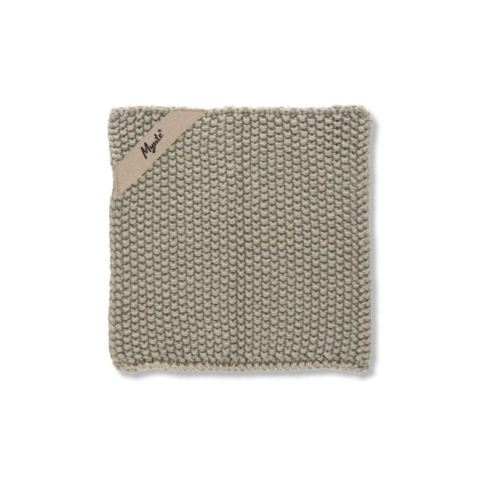 IB Laursen Mynte Topflappen gestrickt in Sand bei Mekea