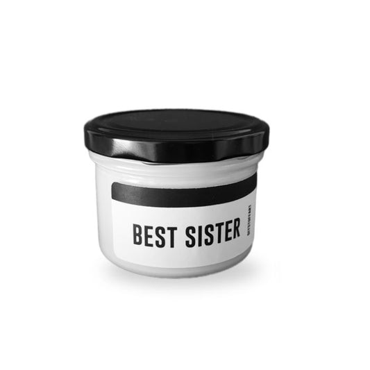 Statement Kerze im Glas – Best Sister