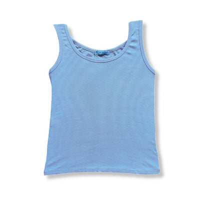Mekea Damentanktop Hellblau Stretch Basic One Size