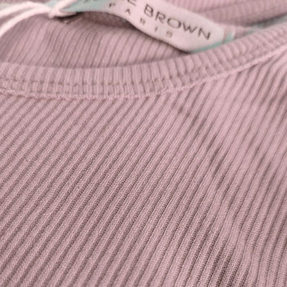 Mekea Tanktop Damen Altrosa figurbetont elastisch Italien - Nahaufnahme